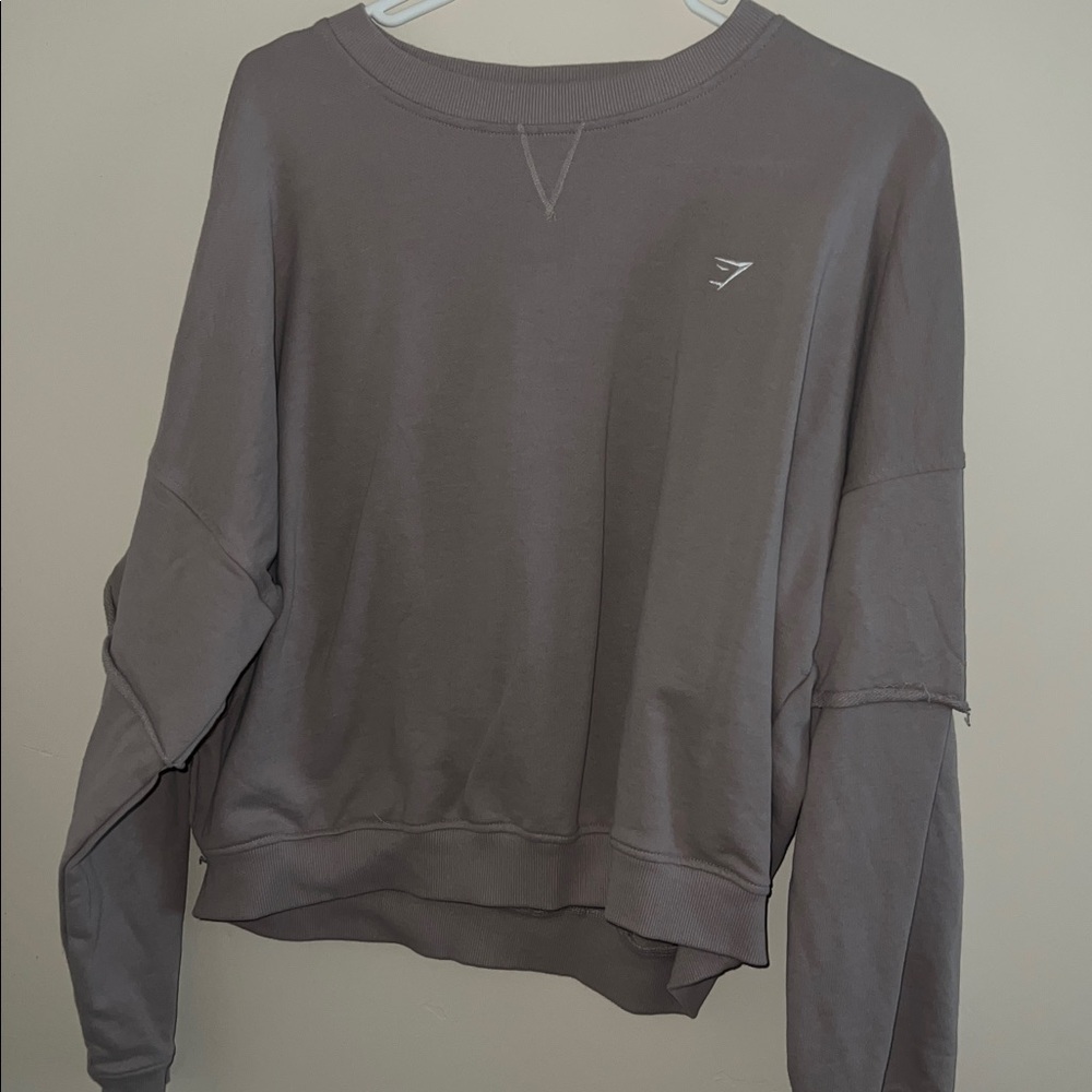Gymshark Taupe Crewneck Top
